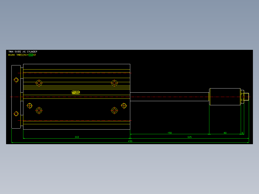 气缸 40x150