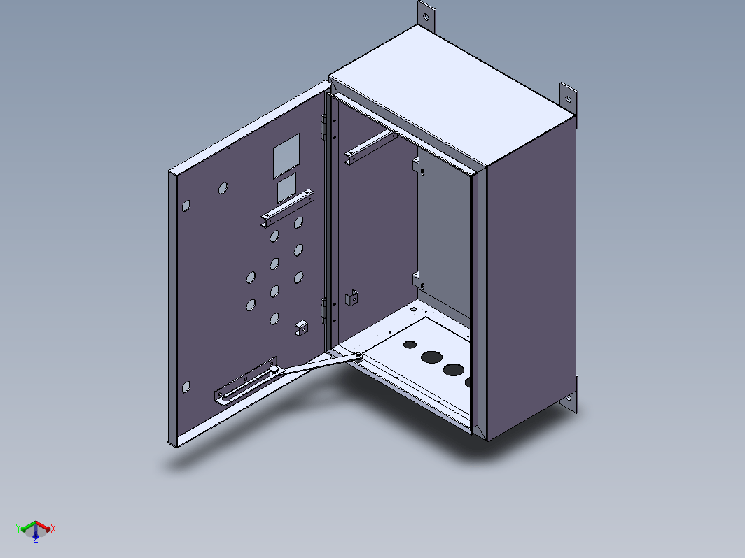 电气启动箱钣金结构