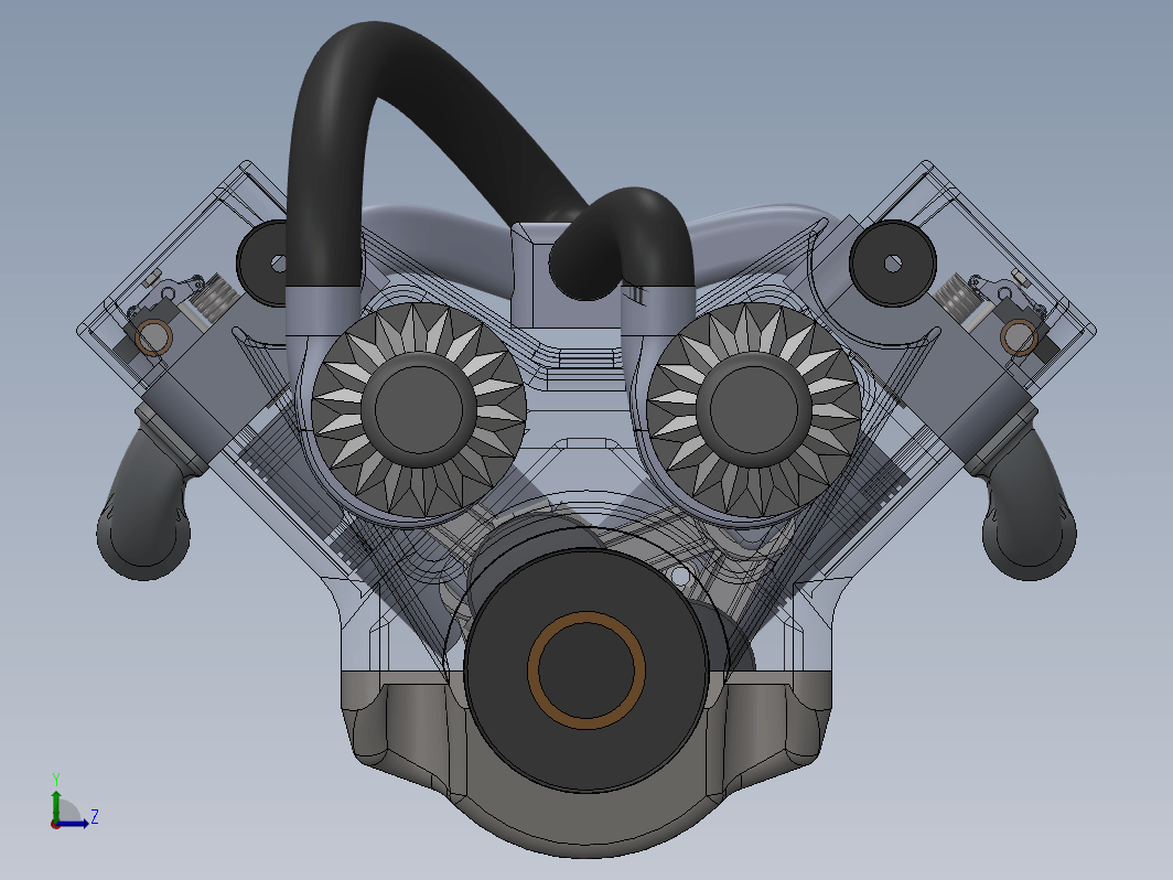 双涡轮增压V6发动机 Twin Turbo V6 Engine