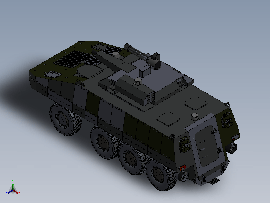 8x8装甲车模型