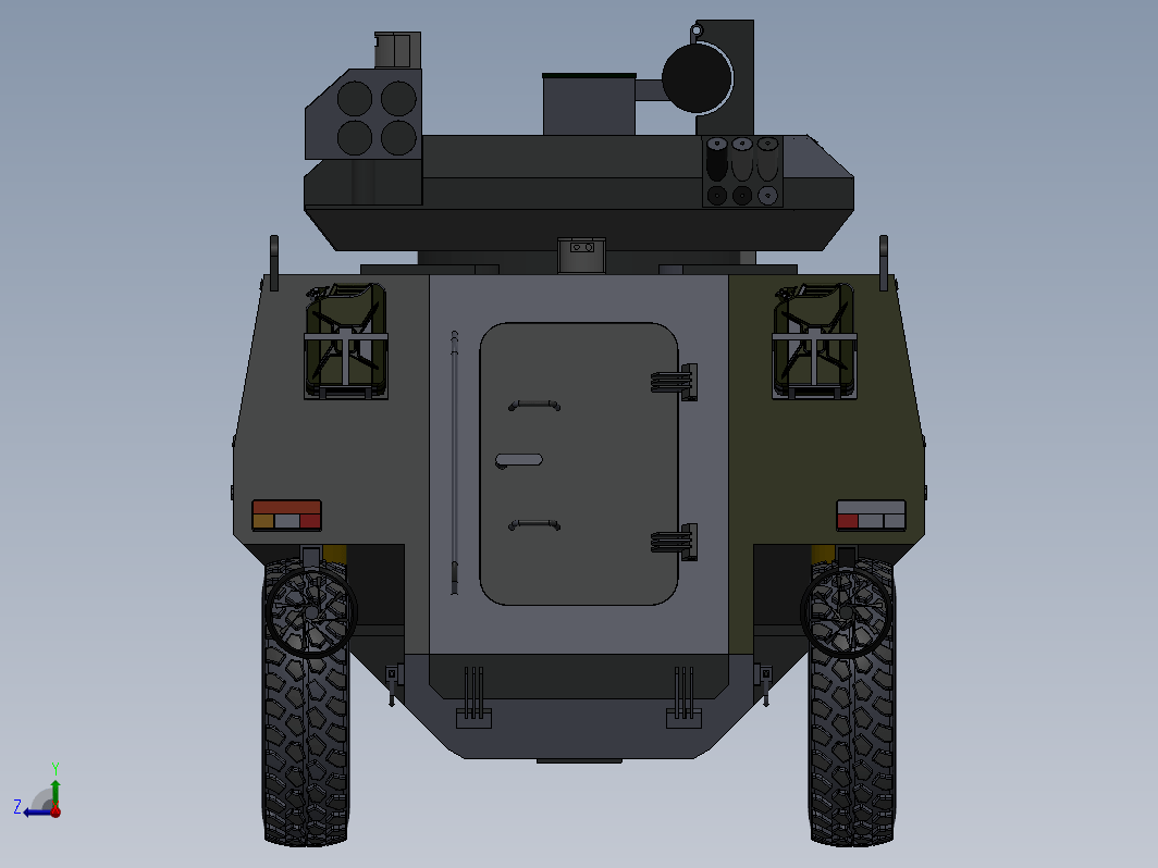 8x8装甲车模型