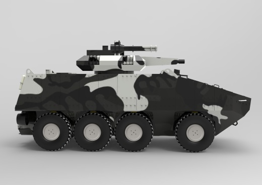 8x8装甲车模型缩略图