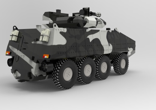 8x8装甲车模型缩略图