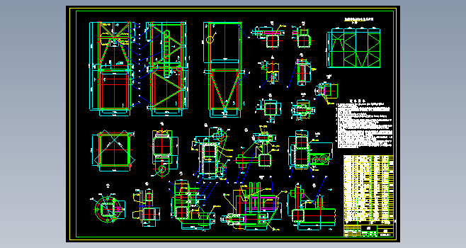 QTZ125(6513)塔式起重机图纸CAD