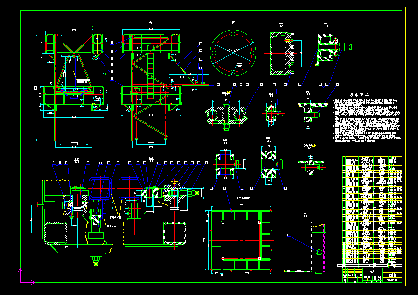 QTZ125(6513)塔式起重机图纸CAD