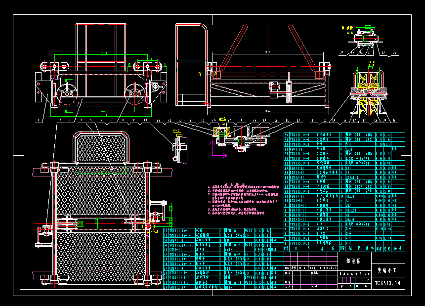 QTZ125(6513)塔式起重机图纸CAD