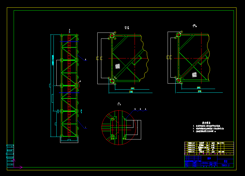 QTZ125(6513)塔式起重机图纸CAD