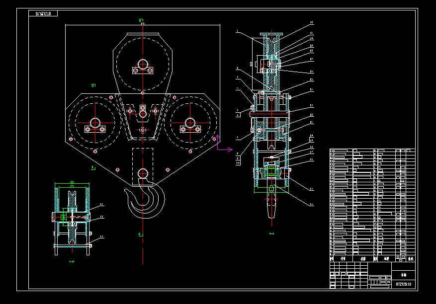 QTZ125(6513)塔式起重机图纸CAD