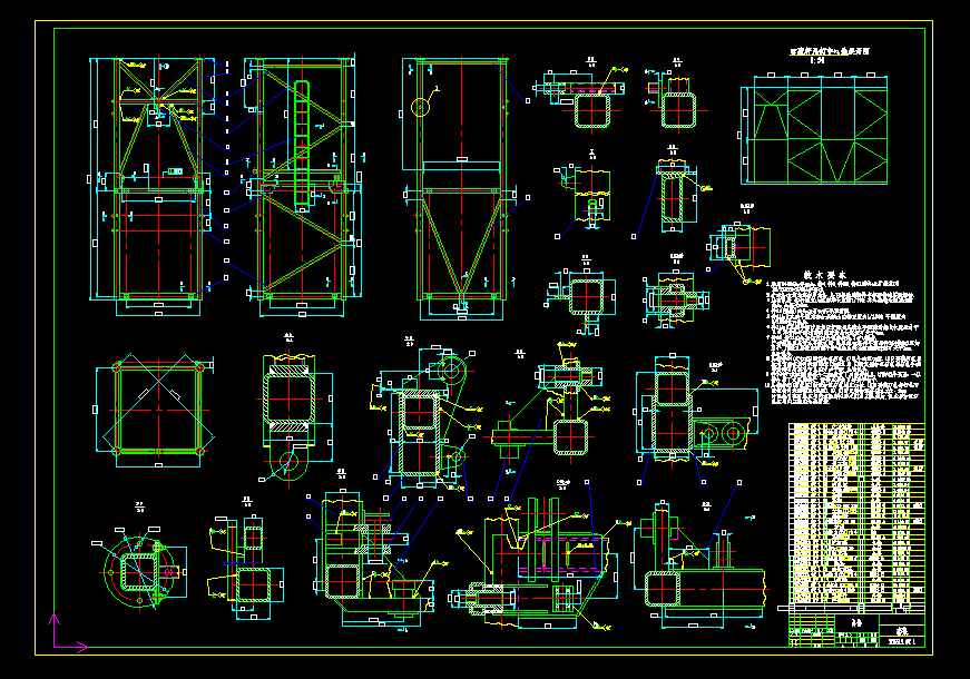 QTZ125(6513)塔式起重机图纸CAD