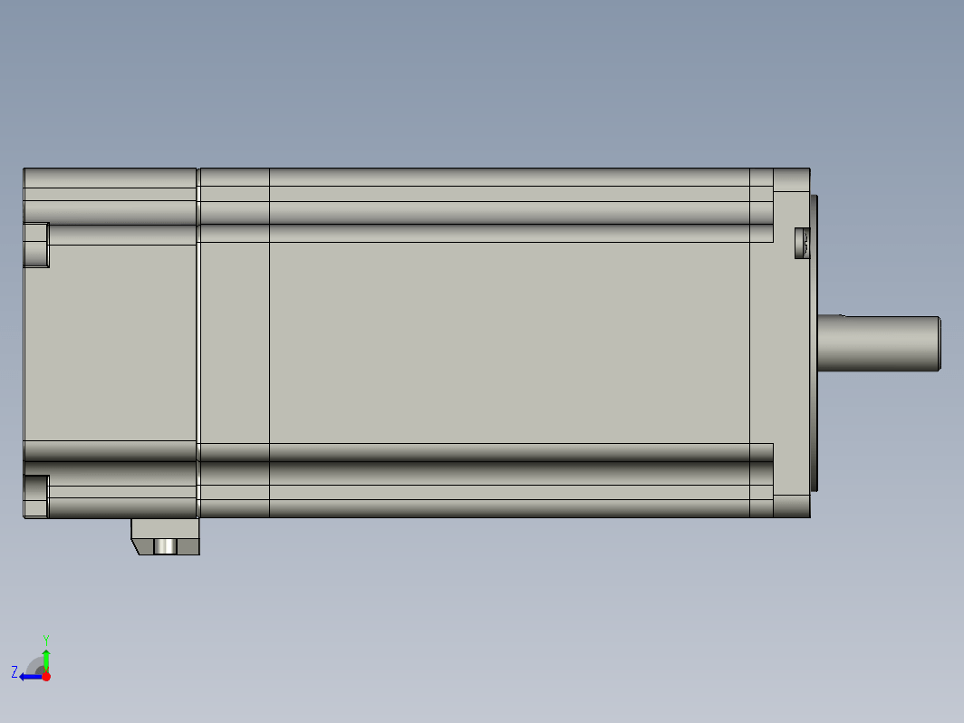 YK86HB156-4432K-01SC  86mm两相步进刹车电机（3D）