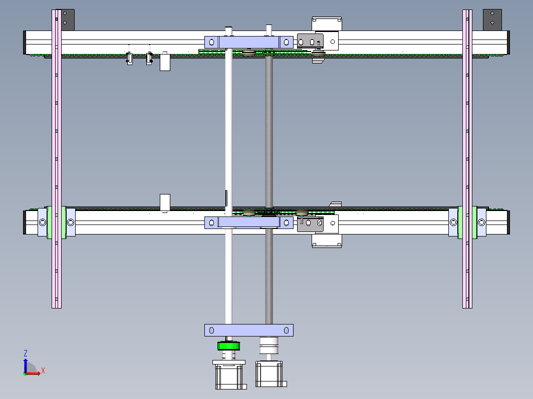 可调PCB板输送机构