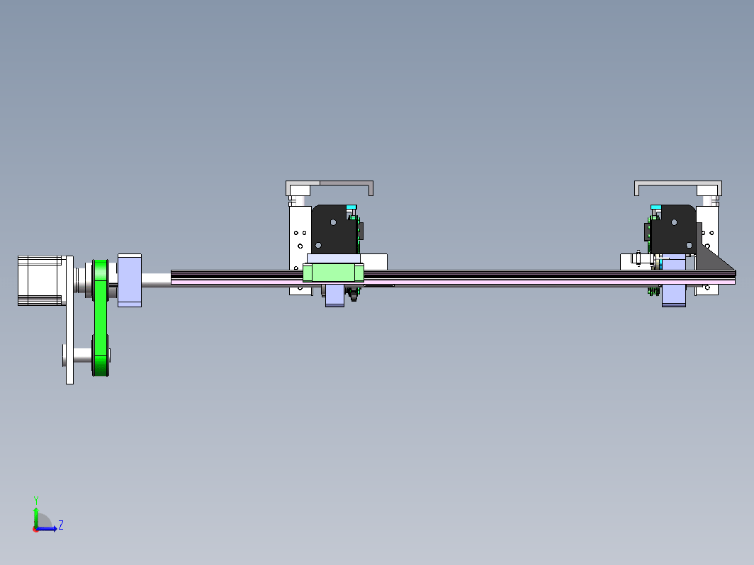 可调PCB板输送机构