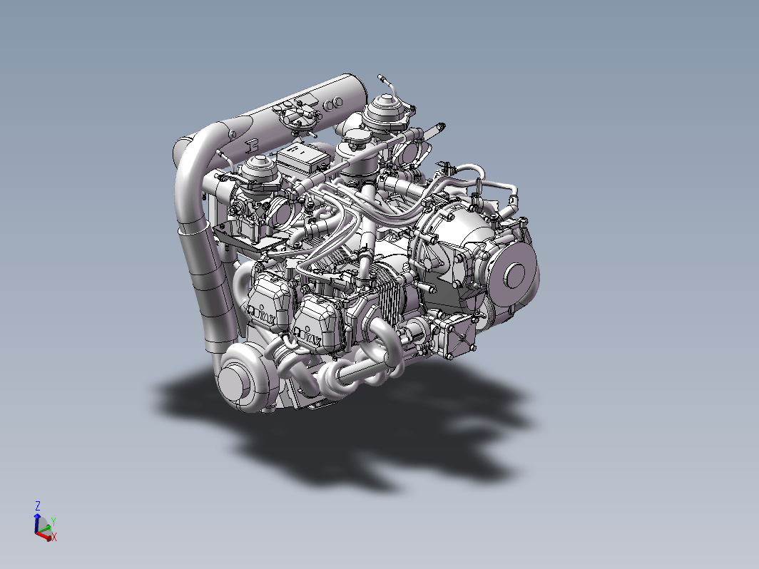 【1815】Rotax 914 航空发动机(SW设计