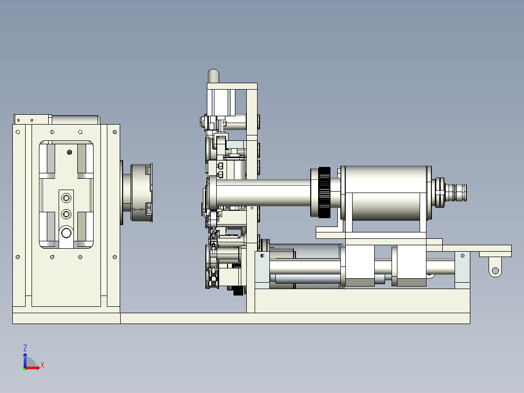 数控贴膜机构3D模型力透图