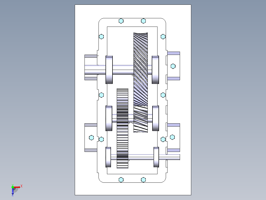 RMD齿轮箱模型3D设计图纸 CATIA建模