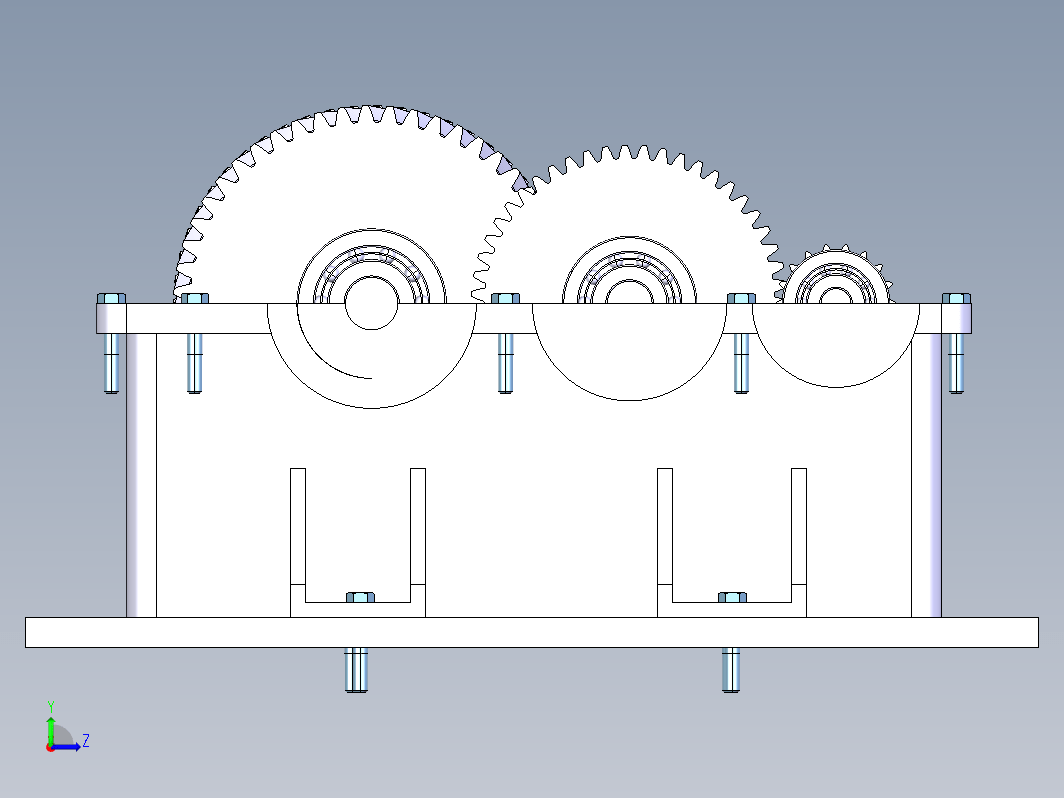 RMD齿轮箱模型3D设计图纸 CATIA建模