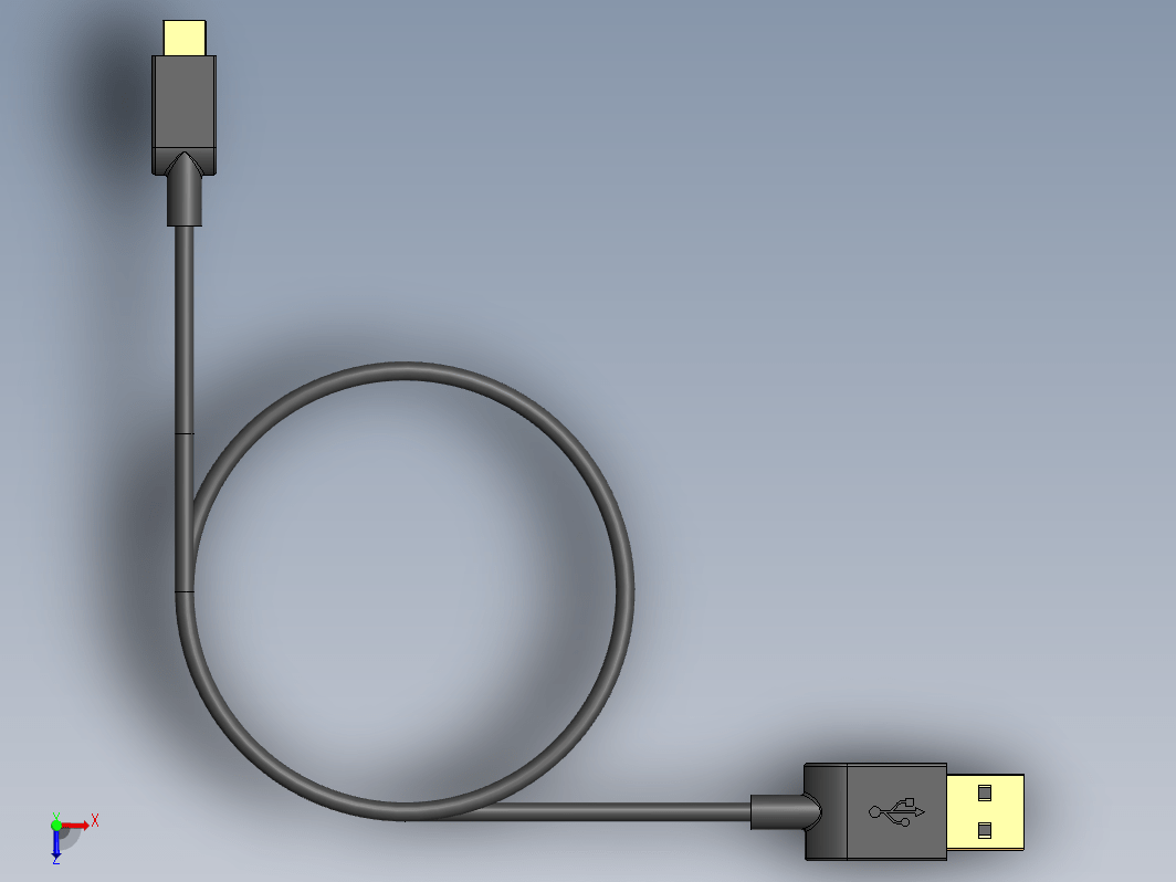 USB A转MicroUSB转接线