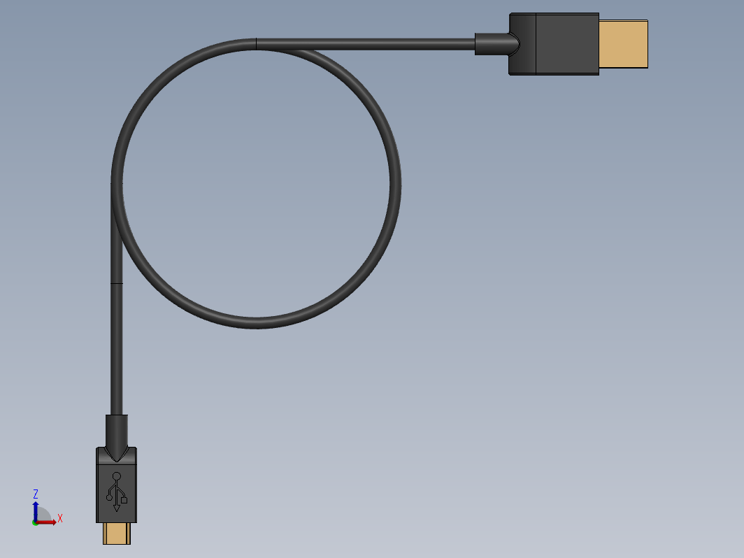 USB A转MicroUSB转接线