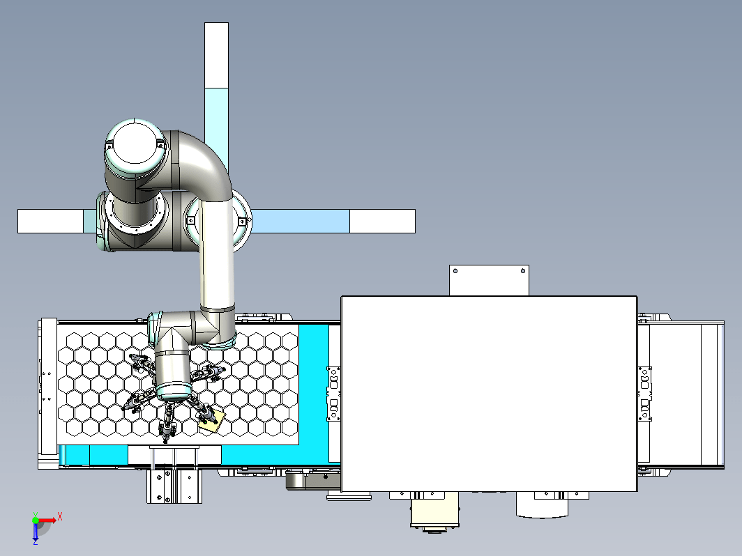 缺陷零件检查机器3D图