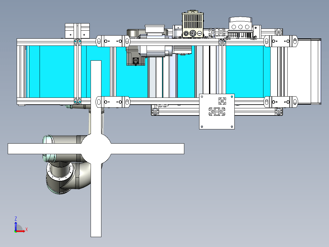 缺陷零件检查机器3D图