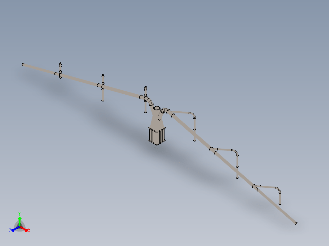 集尘器模型设计3D图档（收集悬浮粉尘和雾沫的设备）