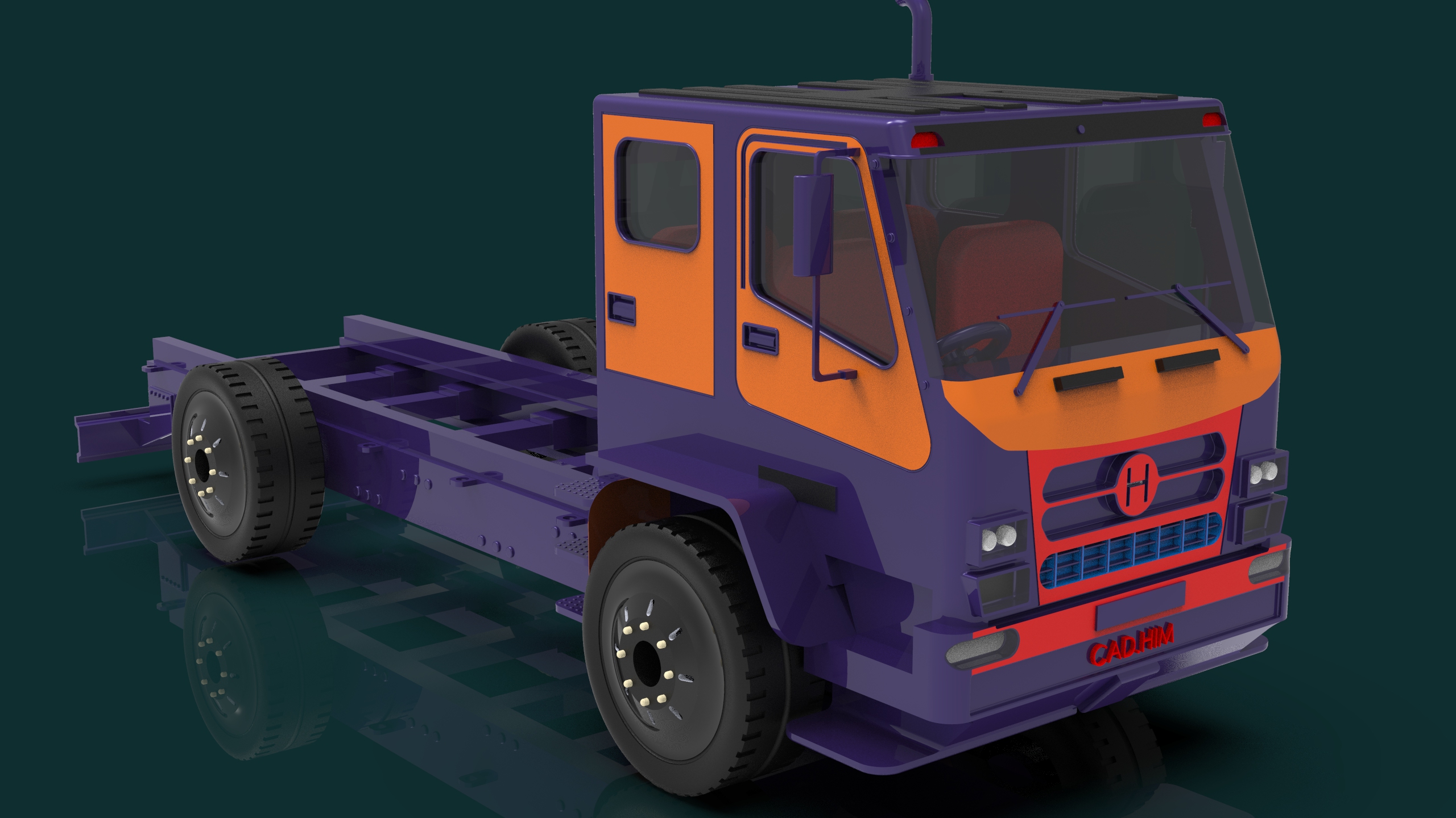 double-cab-chassis-truck卡车底盘