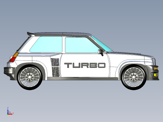 Renault 5 turbo - R5 turbo轿车缩略图