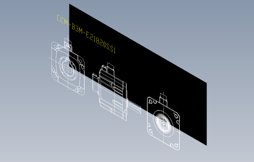 伺服电机2kW、3kW (中惯量)180框号系列机种图纸缩略图