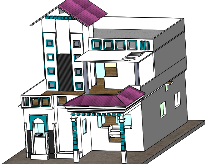 house-plan二层别墅