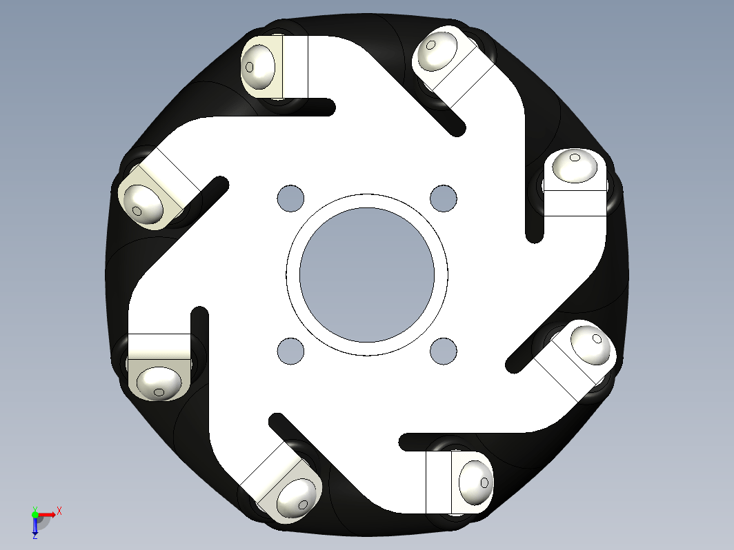 麦克纳姆轮结构 Mecanum wheel