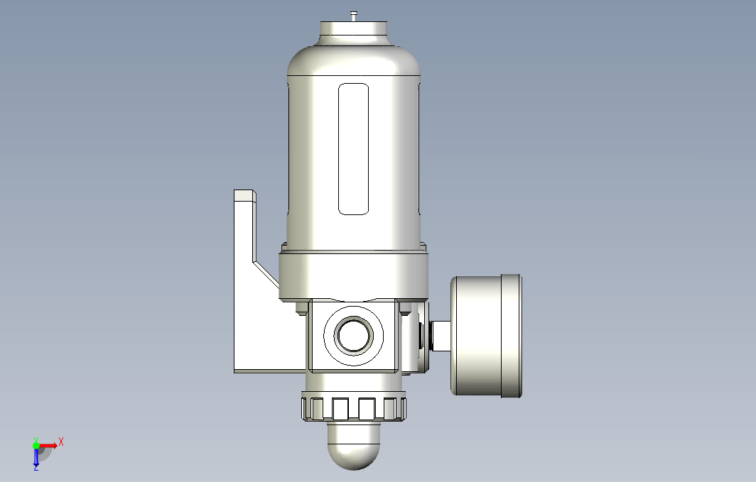 气源处理元件三点式组合3D-AC-200-H-BG系列