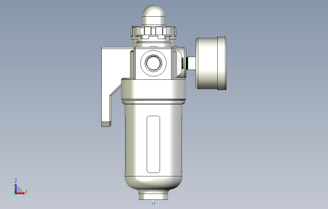 气源处理元件三点式组合3D-AC-200-H-BG系列