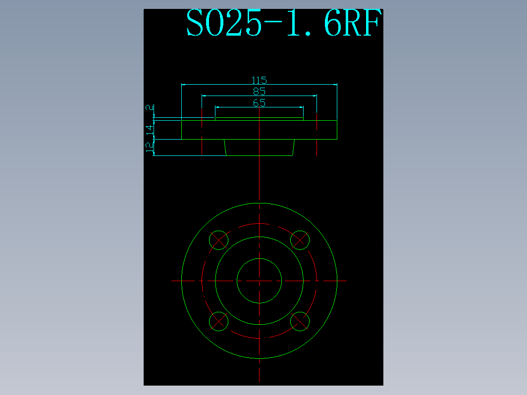 HG20592法兰SO25-1.6RF