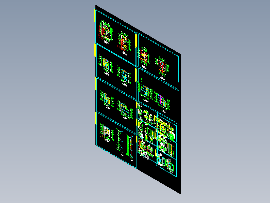 别墅全套建筑图