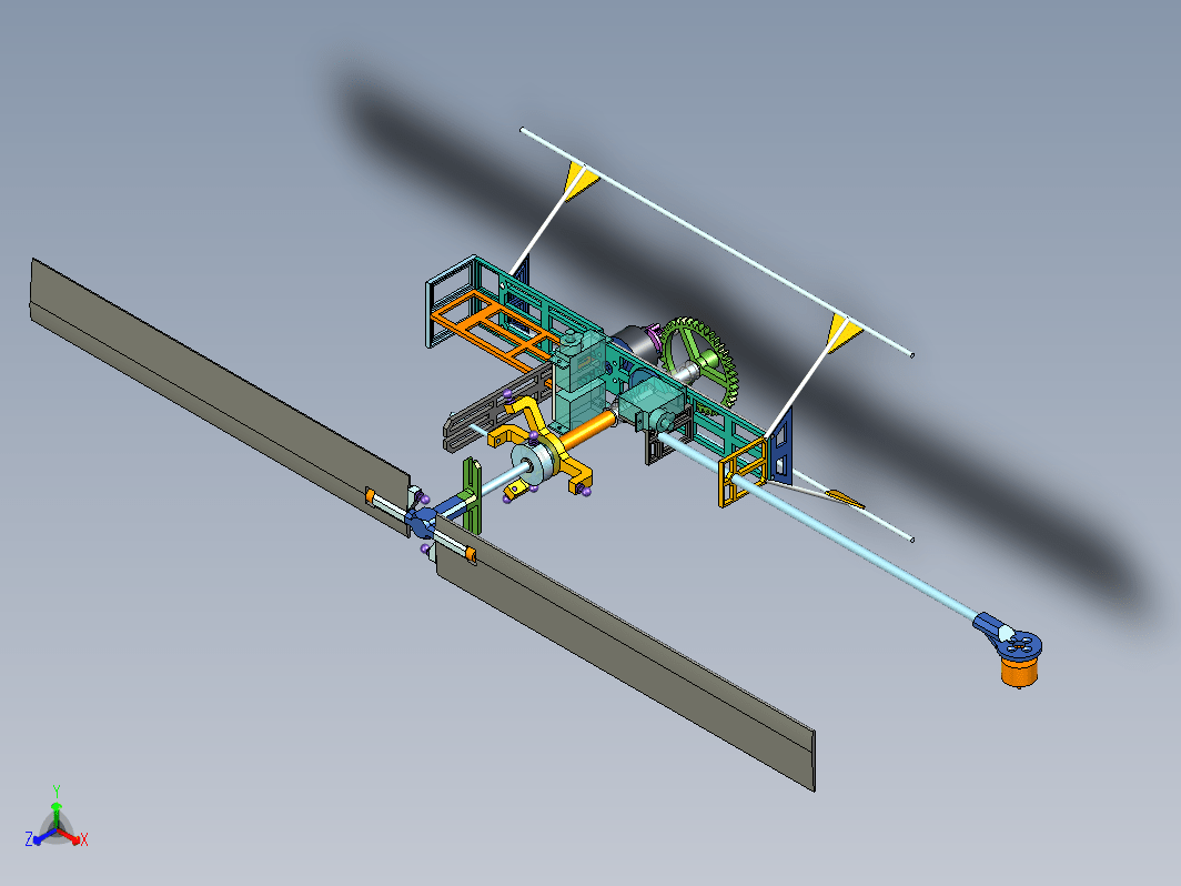 遥控直升机玩具结构 FBL Heli