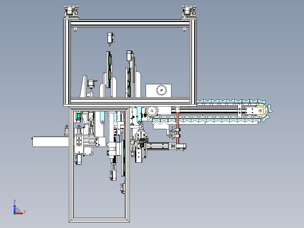 自动压入机，将钢管插入泡棉套里