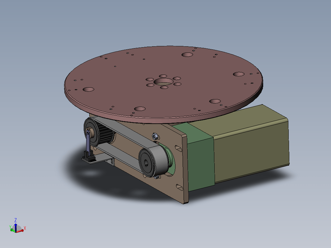 焊接工作台转盘组件，属于DD马达六工位转盘夹具