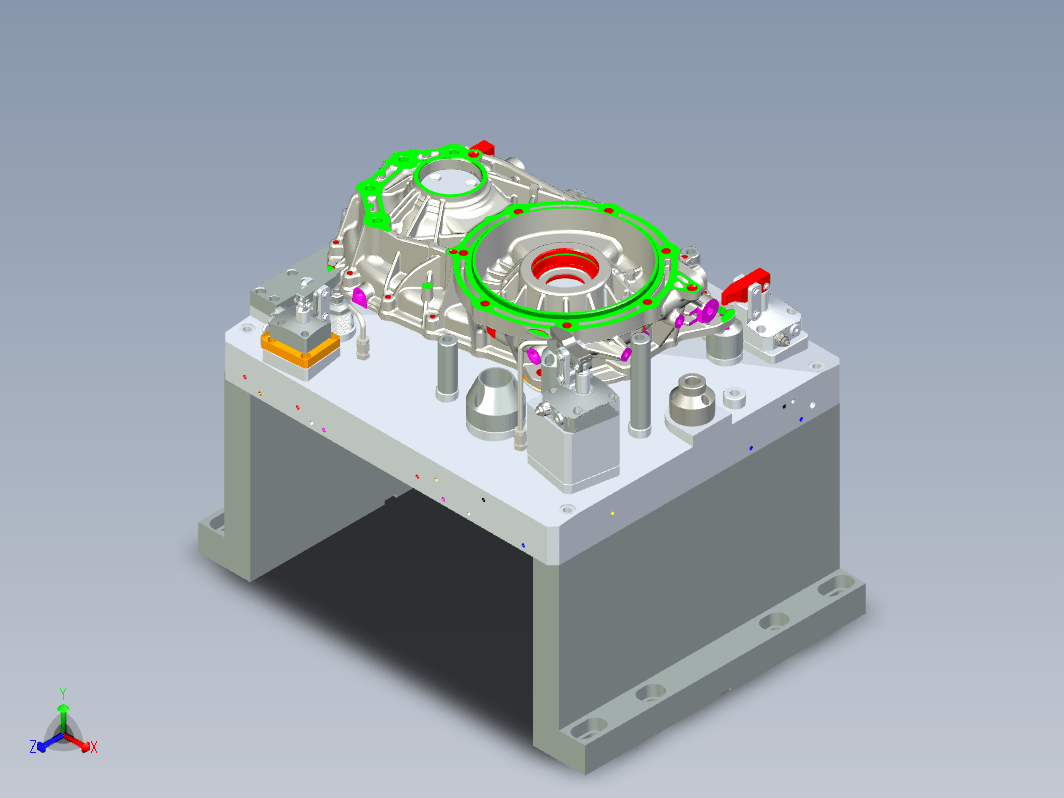 前壳体OP10夹具