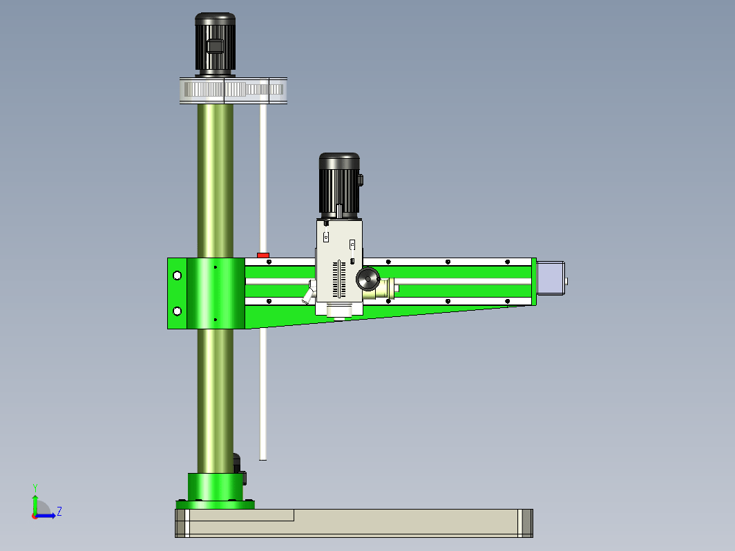 摇臂钻床 radial drill