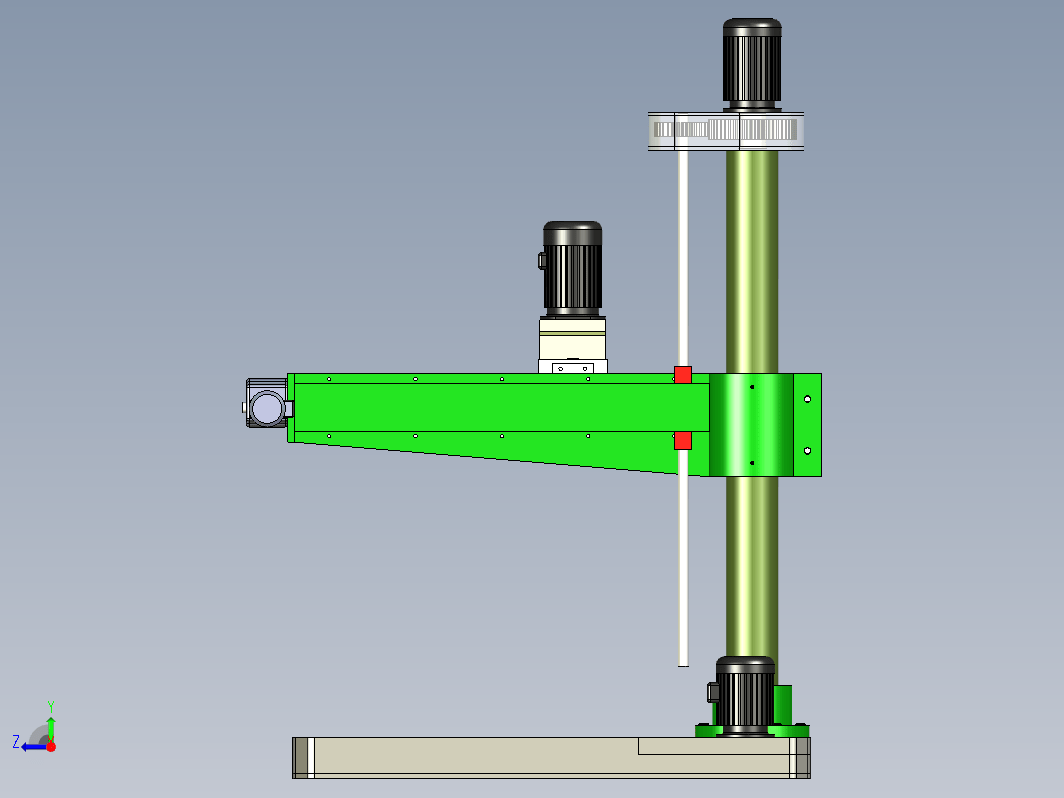 摇臂钻床 radial drill