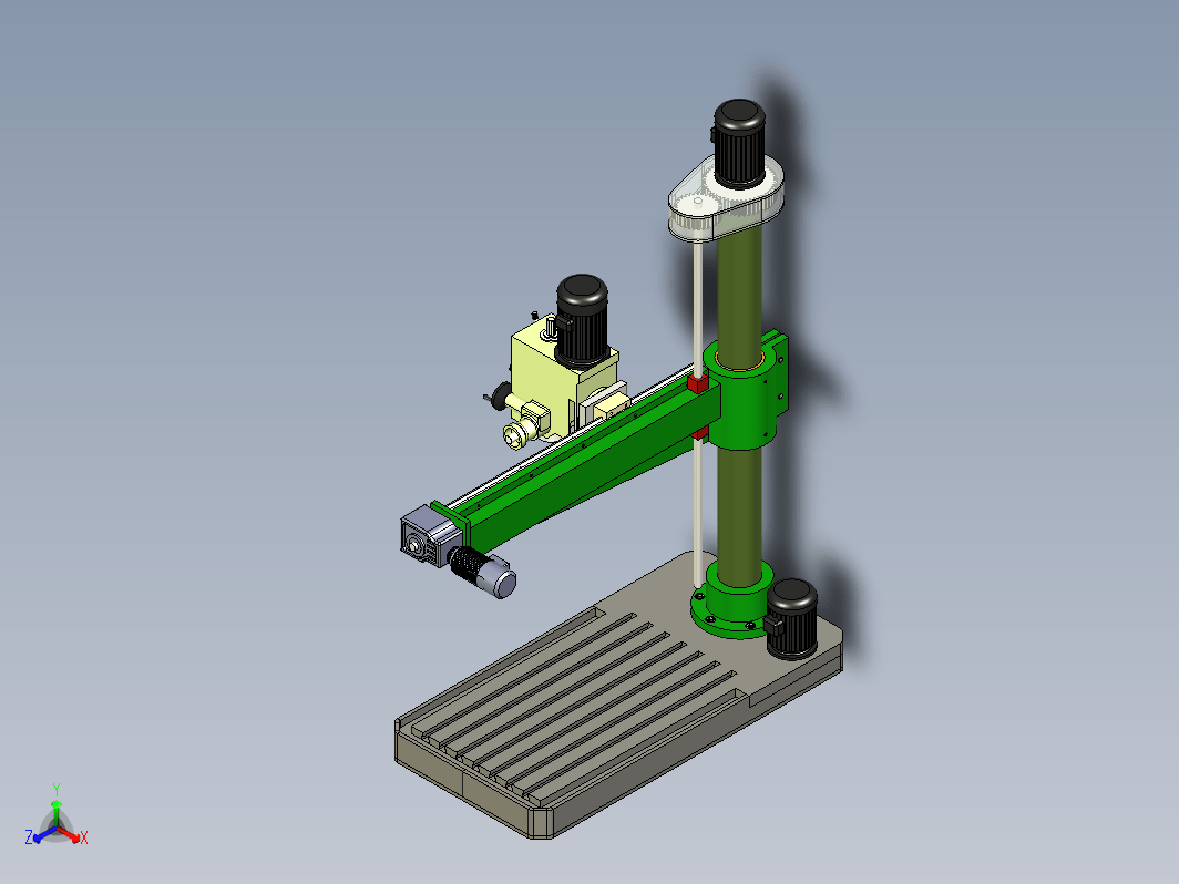 摇臂钻床 radial drill