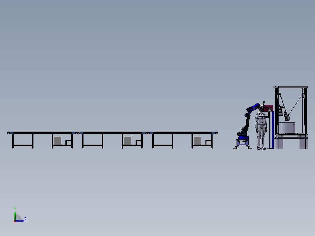 3D数控打印机床与取料机械手