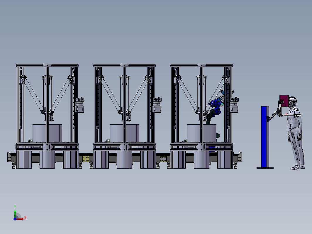 3D数控打印机床与取料机械手