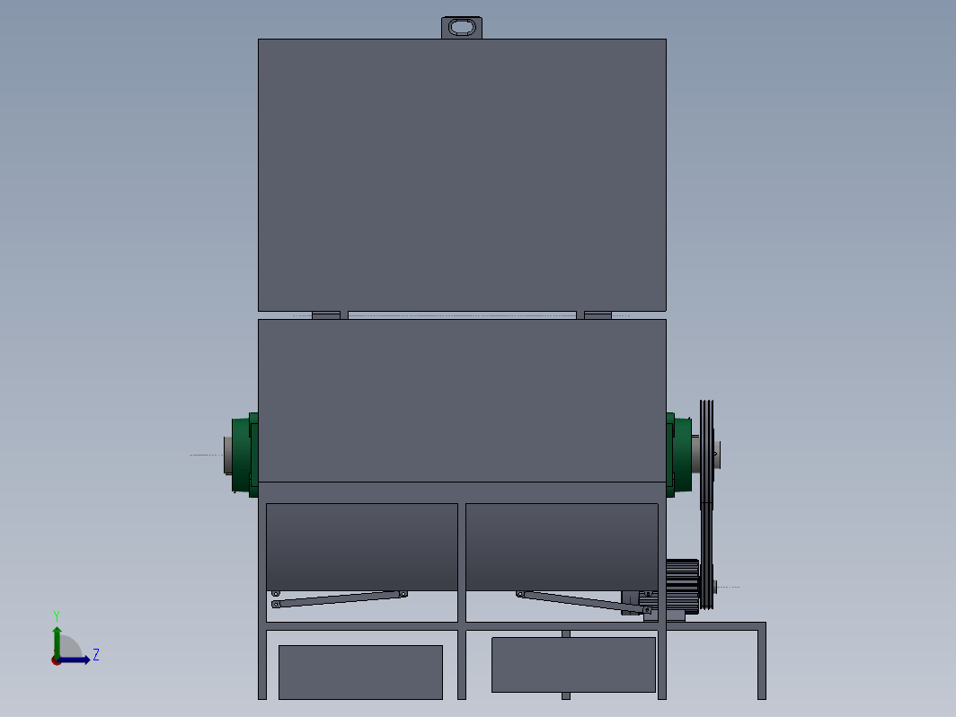 双螺旋饲料搅拌机的设计三维SW2011无参+CAD+说明书