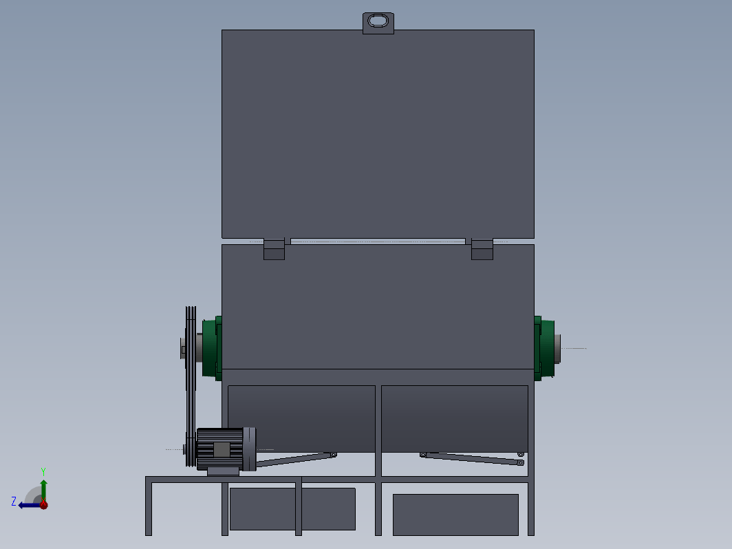 双螺旋饲料搅拌机的设计三维SW2011无参+CAD+说明书