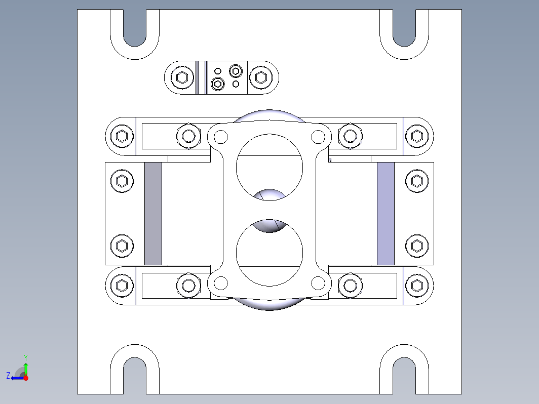 气缸体铣底面夹具