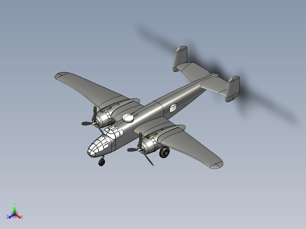 B-25米切尔mitchell中型轰炸机