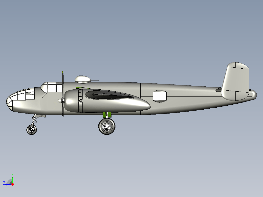 B-25米切尔mitchell中型轰炸机