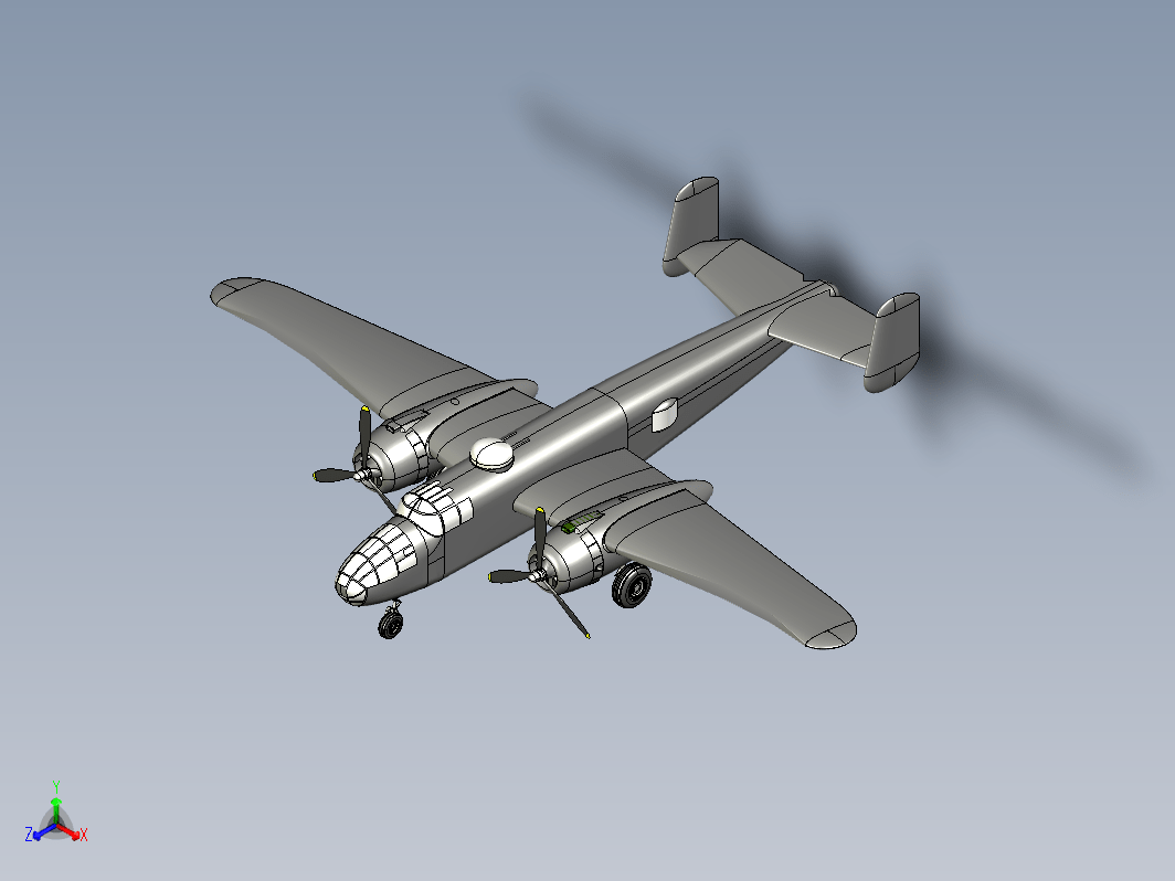 B-25米切尔mitchell中型轰炸机