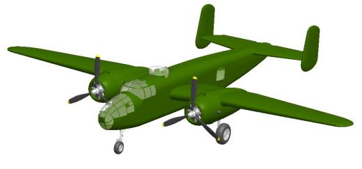 B-25米切尔mitchell中型轰炸机缩略图